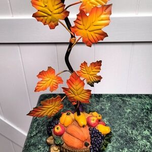 Autumn Leaf and Fruit Decor